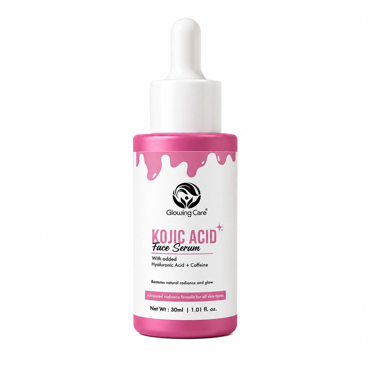 GLOWING CARE KOJIC ACID FACE SERUM