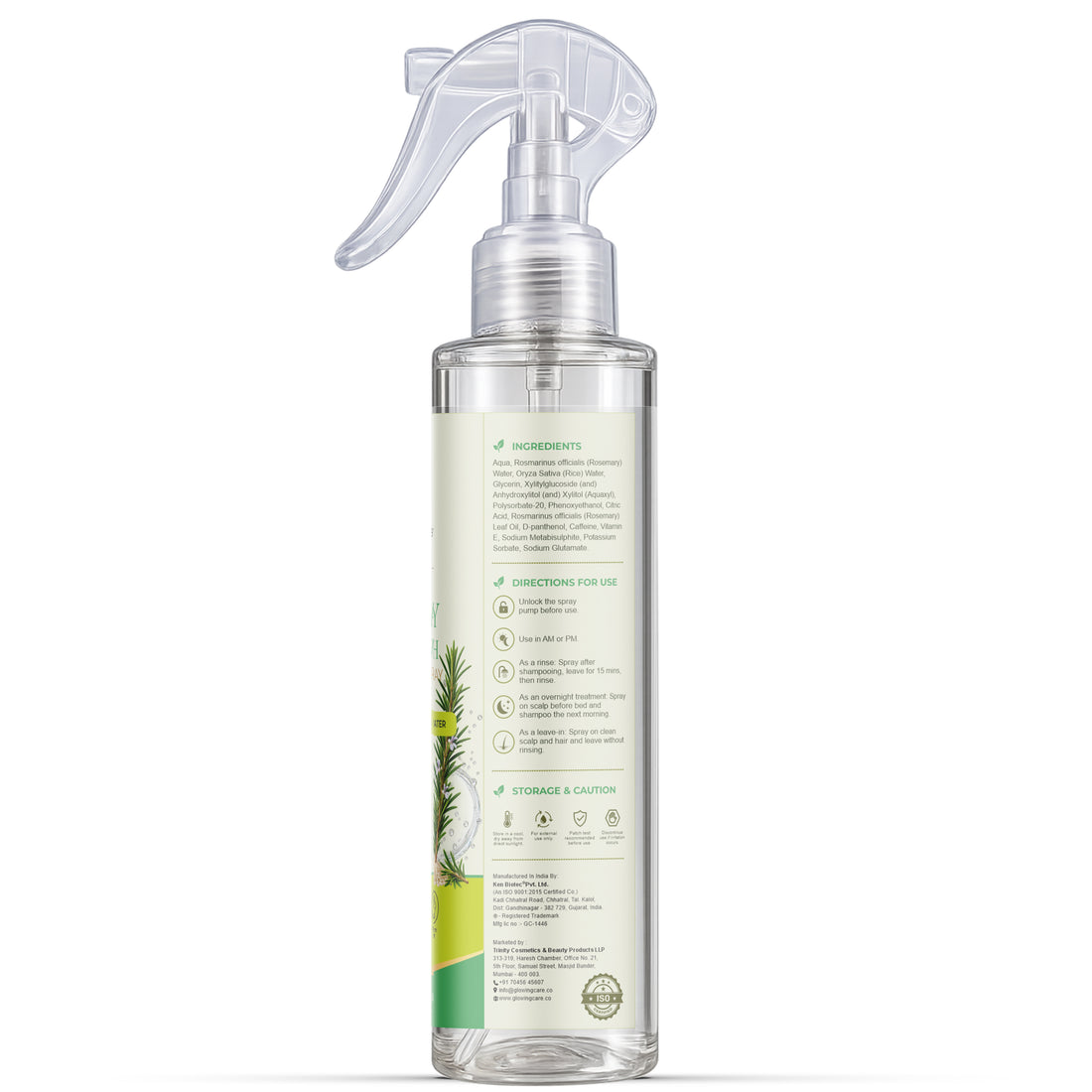 GLOWING CARE ROSEMARY HAIR GROWTH ADVANCED HAIR SPRAY