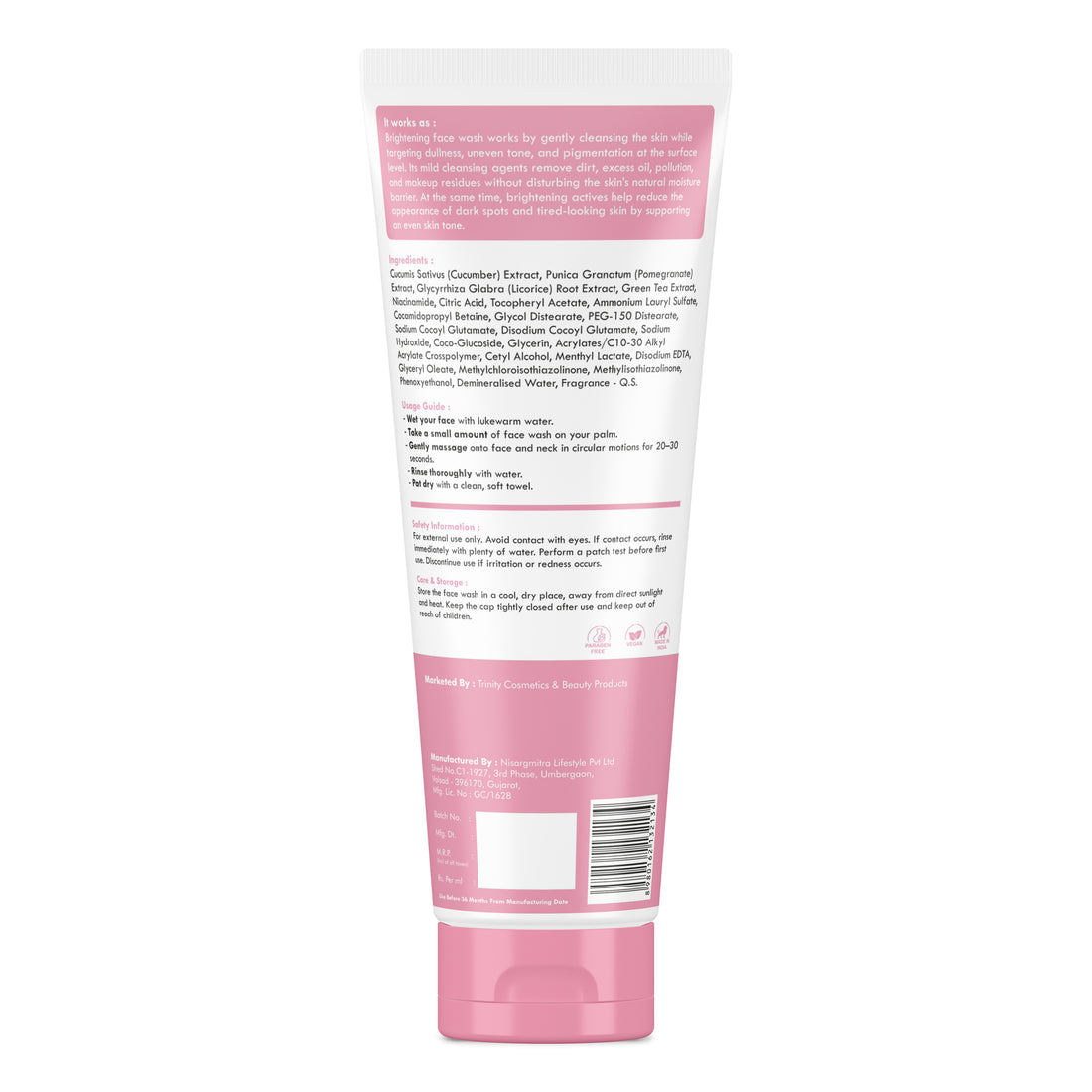 GLOWING CARE BRIGHTENING FACE WASH