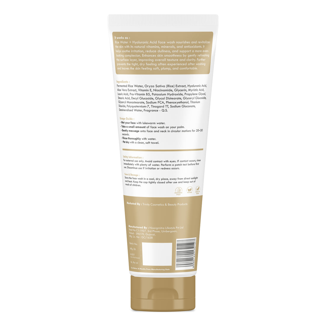 GLOWING CARE RICE WATER FACE WASH